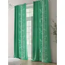 Комплект штор на шторной ленте Comfy Way Ринланс 150x280 см цвет бирюзовый