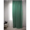 Штора на шторной ленте Костромской Текстиль 200x270 цвет бирюзовый