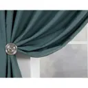 Штора на люверсах Arya Home Nubuk 8001885861351 180x280 см цвет изумрудный