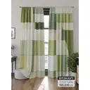 Комплект штор 2 шт на ленте Comfy Way Полиан CW905171 150x230 см блэкаут цвет зеленый