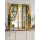 Комплект тюль 2 шт на ленте Comfy Way Свилс - 33 CW579033 150x160 см вуаль цвет оранжевый