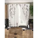 Комплект штор на ленте At Home Офри AT961000-180 150x180 см вуаль цвет серый