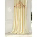 Тюль на ленте At Home Юбрента AT752045 150x280 см вуаль цвет темно-бежевый