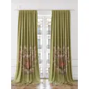 Комплект штор на ленте At Home Донсион AT952038 150x280 см вуаль цвет зеленый