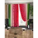 Комплект штор на ленте At Home Абрион AT961096 150x180 см вуаль цвет зеленый