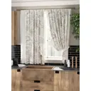 Комплект штор на ленте At Home Удзуми AT961066 150x180 см вуаль цвет коричневый
