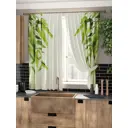 Комплект штор на ленте At Home Гилорси AT961119 150x180 см вуаль цвет зеленый