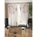 Комплект штор на ленте At Home Бертруди AT961116 150x180 см вуаль цвет коричневый