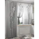 Комплект штор на ленте At Home Ларвиант AT549090 150x240 см вуаль цвет серый