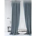 Комплект штор на ленте At Home Абарэ AT215012 200x250 см вуаль цвет синий