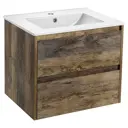 Тумба с раковиной Vincea Gio 600 SF.Oak VMC-3G600SF,VBS-13960 60