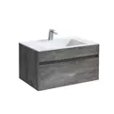 Тумба с раковиной Vincea Chiara 800 G.Stone White VMC-2C800GS VCB-13800W