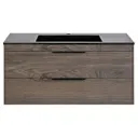 Тумба с раковиной Vincea Chiara 2D 100 R.Oak Black VMC-2C2100RO VCB-13100B 100