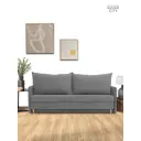 Раскладной диван Cityhd прямой диван 200x77x74 см велюр цвет серый
