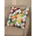 Декоративная наволочка Обуховская мануфактура Уют N-abstract/multicolor 10x43 см цвет белый/красный/желтый/черный/зеленый