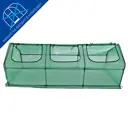 Тент из армированного полиэтилена ФитоЛето 135г/м2 для парника 270x90x90см зеленый