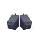 Чехлы Tplus на стулья со спинкой 510x510x1010 мм 2 шт оксфорд 210 синий