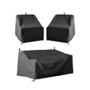 Комплект чехлов Tplus для кресел 1010x960x950/720 мм 2 шт оксфорд 210 чёрный