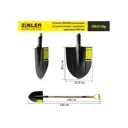 Лопата Zinler 22 см x 138.5 см сталь с черенком дерево