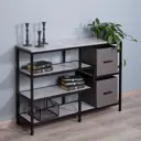 Стеллаж Letta 110x78x30 см нагрузка до 10 кг ЛДСП цвет цемент