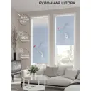 Рулонная штора At home Регата AT770106 62x170 см цвет белый/синий/голубой