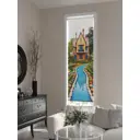 Рулонная штора At home Шонмарт 52x170 см цвет бежевый/белый/зеленый/синий/оранжевый