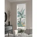 Рулонная штора At home Ринколис 62x170 см цвет белый/бирюзовый