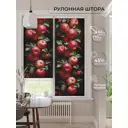 Рулонная штора At home Бетта 62x170 см цвет красный/серый