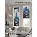 Рулонная штора At home Анимаис AT773151 52x170 см цвет синий