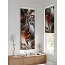 Рулонная штора At home Федера 62x170 см цвет коричневый/серый/оранжевый/бронза