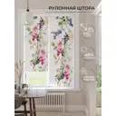 Рулонная штора At home Фрезис AT777868 57x170 см цвет бежевый/зеленый/розовый/фиолетовый