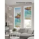 Рулонная штора At home Фрезис AT777837 57x170 см цвет бежевый/коричневый/синий/бирюзовый
