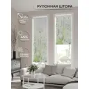Рулонная штора At home Фрезис 57x170 см цвет белый/зеленый/бирюзовый
