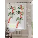 Рулонная штора At home Фрезис 57x170 см цвет бежевый/белый/красный/зеленый/оранжевый