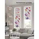 Рулонная штора At home Фрезис AT777663 57x170 см цвет белый/розовый/оранжевый/фиолетовый