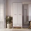 Шкаф Bts 80.2x220x59.2 см ЛДСП цвет кашемир