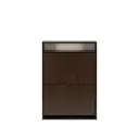 Шкаф для обуви Leset 7527-1171. 60.40x88x22.50 см 2 полки ЛДСП цвет венге