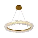 Светильник подвесной светодиодный Kink light 08244.36a(4000k) 8 м² нейтральный белый свет цвет оранжевый/медный