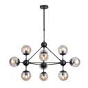 Люстра на штанге Arte lamp Bolla A1664sp-10bk 10 ламп 7 м² цвет черный
