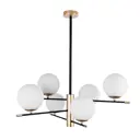Люстра на штанге Arte lamp Arkab A2225lm-6bk 6 ламп 4 м² цвет черный