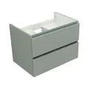 Тумба под раковину Aquanet Вега 00329602, подвесная 69 см, цвет Мисти грин