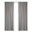 Штора на ленте Миртек Modance сатин 180x290 см цвет пепельный 2009981122457