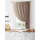 Штора на ленте Comfy Way Лимират габардин 150x160 см цвет коричневый CW935040