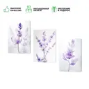 Картина на холсте Фиолетовый цвет 60x120