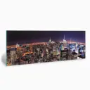 Картина без рамки Postermarket Ночной Манхэттен 33x95 см