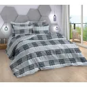 Комплект постельного белья Home mercury Параллель бязь евро макси наволочки 70x70- 2 шт цвет серый