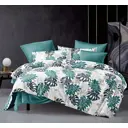 Комплект постельного белья Home mercury Папоротник 6 поплин 2-спальный наволочки 70x70- 2 шт цвет зеленый