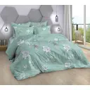 Комплект постельного белья Home mercury Парадокс бязь семейный наволочки 70x70 и 50x70- 4 шт цвет зеленый