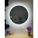 Зеркало для ванной Alfa mirrors Светлана 55 Svet-55h с подсветкой 55x55см