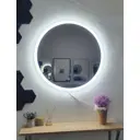 Зеркало для ванной Alfa mirrors Светлана 80 Svet-80h с подсветкой 80x80см